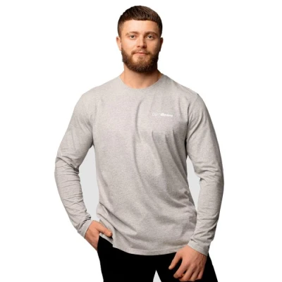 GymBeam Triko Basic s dlouhým rukavem Grey