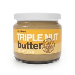 GymBeam Trojitý oříškový krém 340 g