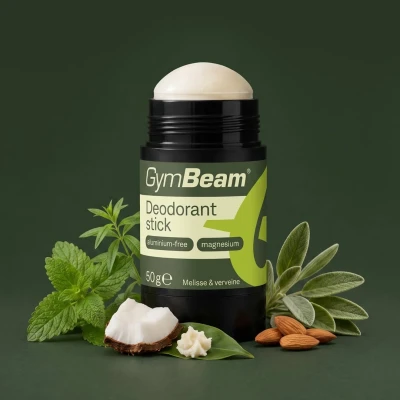GymBeam Tuhý deodorant Melisse Verveine 50 g