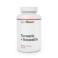 GymBeam Kurkuma + Boswellia 90 kaps.