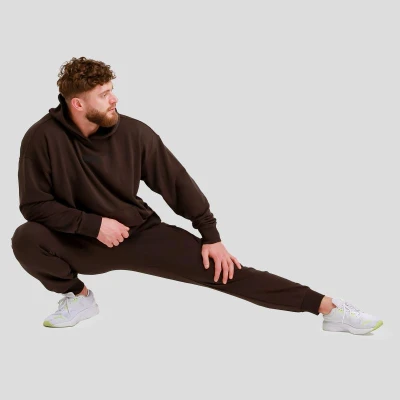 GymBeam Unstoppable Hoodie Brown