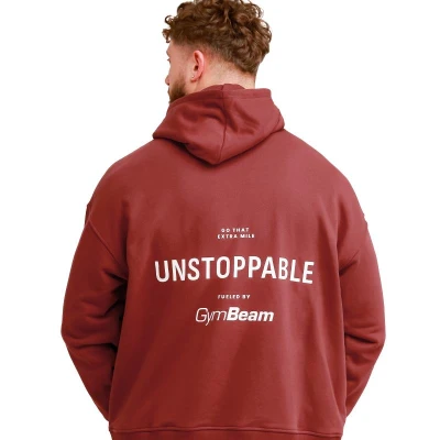 GymBeam Unstoppable Hoodie Red
