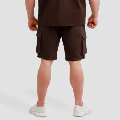 GymBeam Utility Shorts Brown