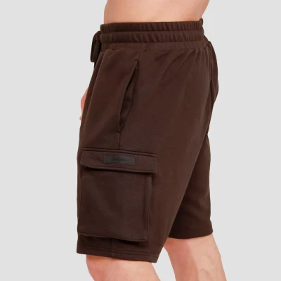 GymBeam Utility Shorts Brown