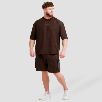 GymBeam Utility Shorts Brown