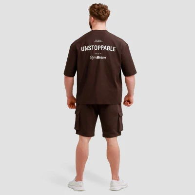 GymBeam Utility Shorts Brown