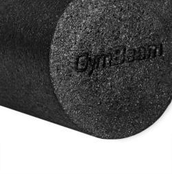 GymBeam Válec na cvičení Foam Roller Black (VÝPRODEJ)