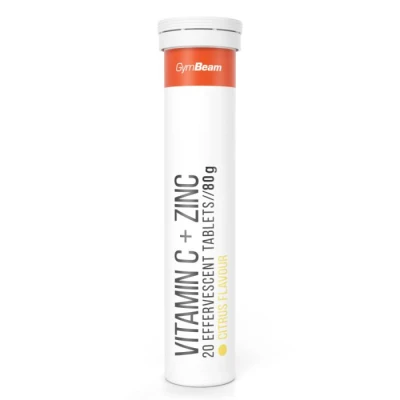 GymBeam Vitamin C + zinek šumivé 20 tab.