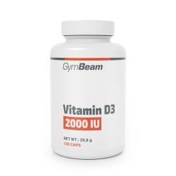 GymBeam Vitamín D3 2000 IU 120 kaps.