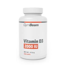GymBeam Vitamín D3 2000 IU 240 kaps.