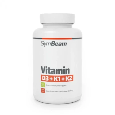 GymBeam Vitamín D3+K1+K2 120 kaps. (VÝPRODEJ)