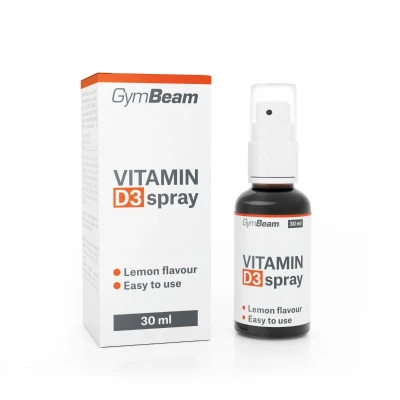 GymBeam Vitamín D3 Sprej 30 ml