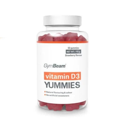 GymBeam Vitamín D3 Yummies 50 kaps.