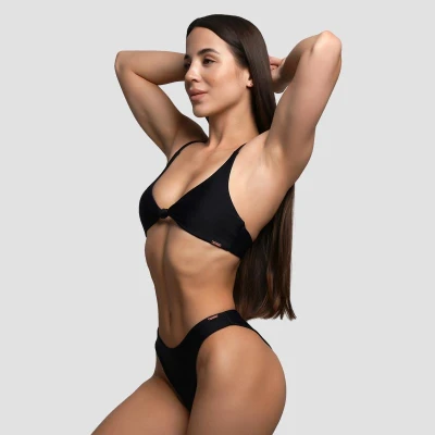 GymBeam Curacao Black vrchní díl dámských plavek