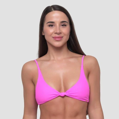 GymBeam CURACAO Pink dámský vrchní díl plavek