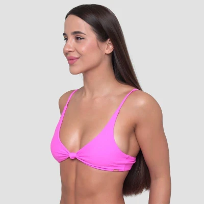 GymBeam CURACAO Pink dámský vrchní díl plavek