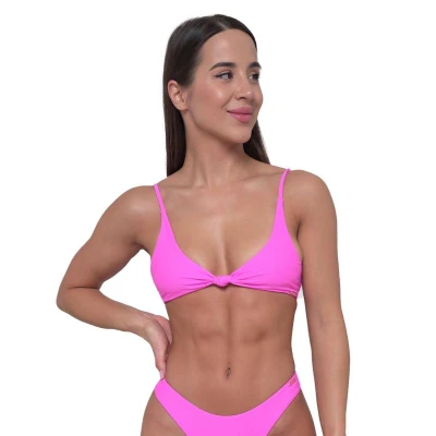 GymBeam CURACAO Pink dámský vrchní díl plavek