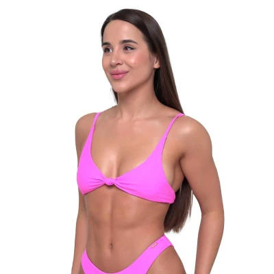 GymBeam CURACAO Pink dámský vrchní díl plavek