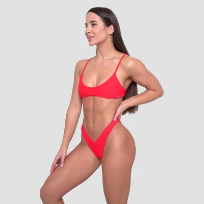 GymBeam HAWAII Red dámský vrchní díl plavek