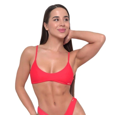 GymBeam HAWAII Red dámský vrchní díl plavek