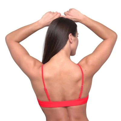 GymBeam HAWAII Red dámský vrchní díl plavek