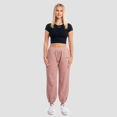 GymBeam Cropped Aura Black dámské tričko