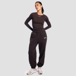 GymBeam Dámske tričko s dlhým rukávom Aura Tee Brown