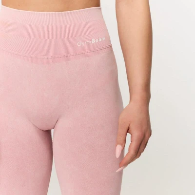 GymBeam Dámské bezešvé kalhoty Fierce Baby Pink