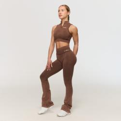 GymBeam Dámské bezešvé kalhoty Fierce Brown