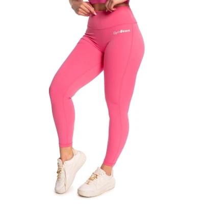 GymBeam Dámské legíny Limitless s vysokým pasem Dragonfruit
