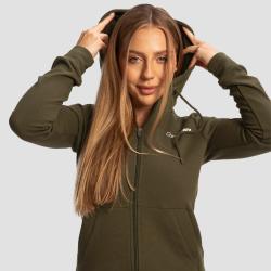 GymBeam Women‘s Limitless Zip Up Hoodie Espresso