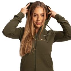 GymBeam Women‘s Limitless Zip Up Hoodie Espresso