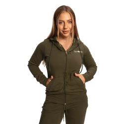 GymBeam Women‘s Limitless Zip Up Hoodie Espresso