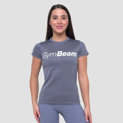 GymBeam Mesh Essence Denim Blue dámské tričko