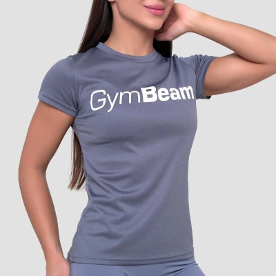 GymBeam Mesh Essence Denim Blue dámské tričko