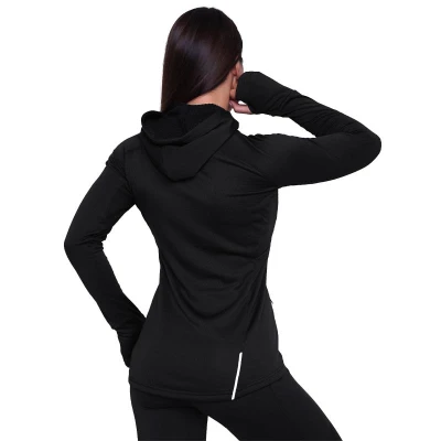 GymBeam Women‘s Pulse 1/2 Zip Running Sweatshirt Black