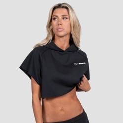 GymBeam Women‘s Relay Cropped Hoodie Black