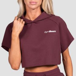 GymBeam Women‘s Relay Cropped Hoodie Fig