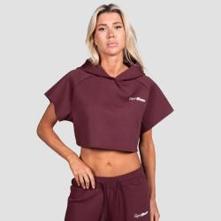 GymBeam Women‘s Relay Cropped Hoodie Fig