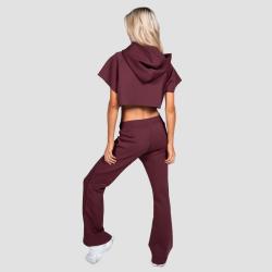 GymBeam Women‘s Relay Cropped Hoodie Fig