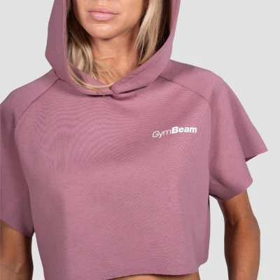 GymBeam Women‘s Relay Cropped Hoodie Haze