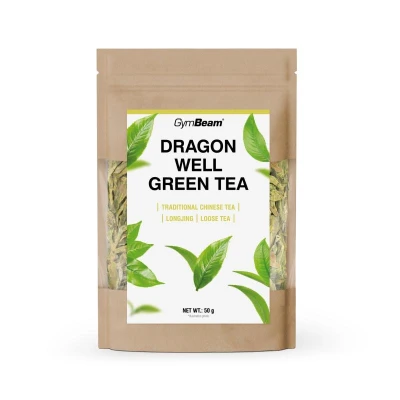 GymBeam Zelený čaj Dragon Well (Longjing) 50 g