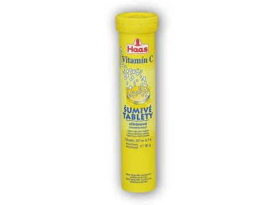 Haas Vitamin C citron 20 šumivých tablet Haas Vitamin C citron 20 šumivých tablet