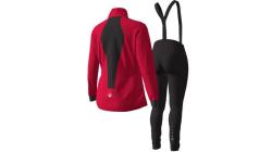 Halti Vire W XCT 2022 červený dámský běžecký set POUZE 42/XL - červená (VÝPRODEJ)