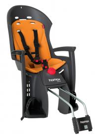 Hamax Siesta tmavě šedá/oranžová uzamykatelná cyklosedačka Hamax Siesta tmavě šedá/oranžová uzamykatelná cyklosedačka