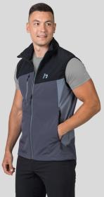 Hannah Carsten Vest anthracite/stormy we 2023 pánská softshellová vesta
