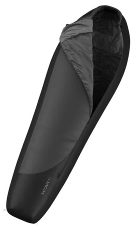 Hannah Scout 120 dark shadow/anthracit II 2023 spací pytel POUZE pro postavu do 195 cm - pravý zip (VÝPRODEJ)