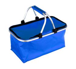 HAPPY GREEN Košík kempingový skládací 48x24x28cm Al+polyester ČER