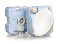 HAPPY GREEN Toaleta chemická 15l + HAPPY GREEN Umyvadlo přenosné