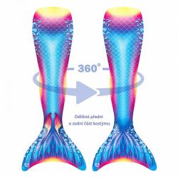 Happy Tails Kostým morská panna BLUE CORAL